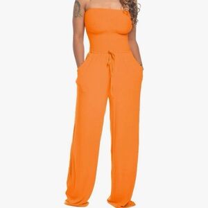 Orange Women's Jumpsuit